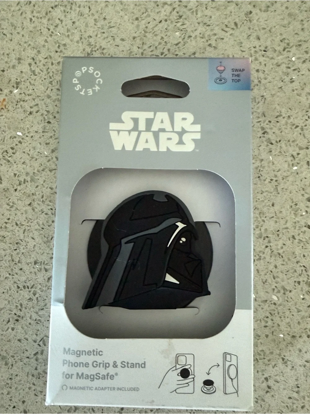 Star Wars Darth Vader Magnetic Pop Socket Black